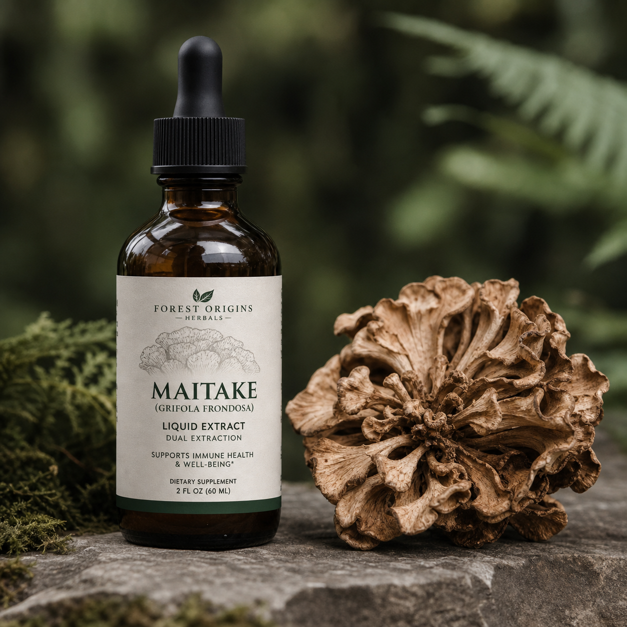 Gotero de extracto líquido de maitake